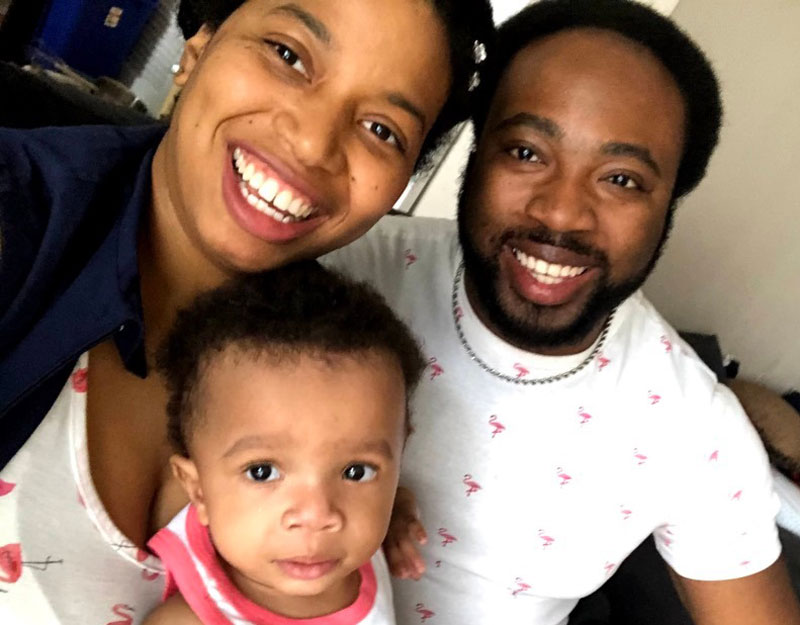 Ola Kuforiji with his wife, Mellissa and son, Nile