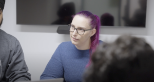 Image of Kristen Karmazinuk from her testimonial video