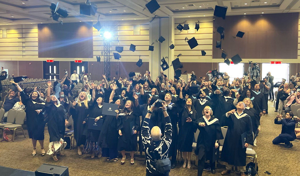 Yorkville’s newly graduated alumni to throw their ceremonial caps in the air 