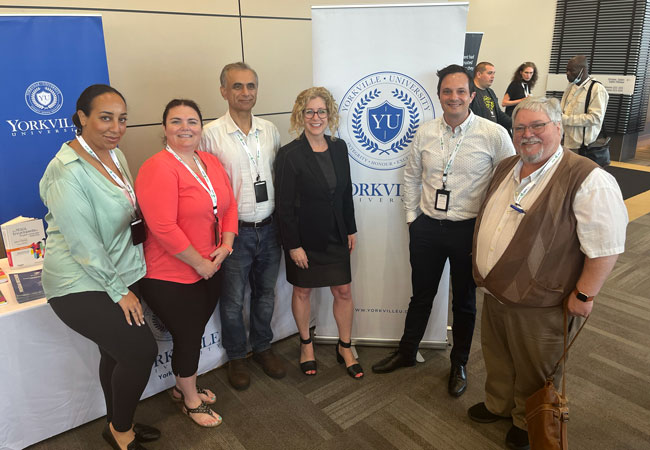 Yorkville University delegation at the STLHE conference in Ottawa.