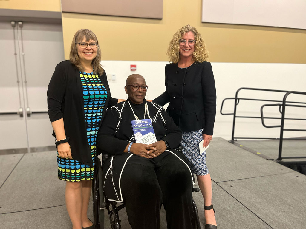 Denise Stockley, Joy Mighty, Julia Christensen Hughes